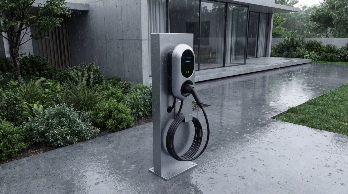 磐石Pro雨中静态特写